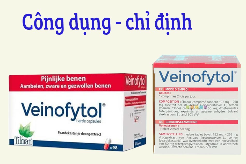 Công dụng - Chỉ định của thuốc Veinofytol 50mg